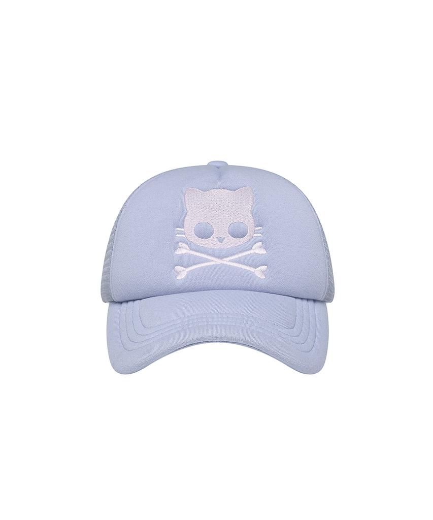 Syakili Kiri Skull Trucker Cap (Blue)