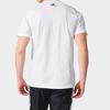 Adidas T Shirts Men's White Crew Neck Moderate Straight Fit CD4863