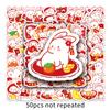 50 New Year Cute Rabbit Doodle Cartoon Cute Guka Handbook DIY Mobile Suitcase Stickers Waterproof