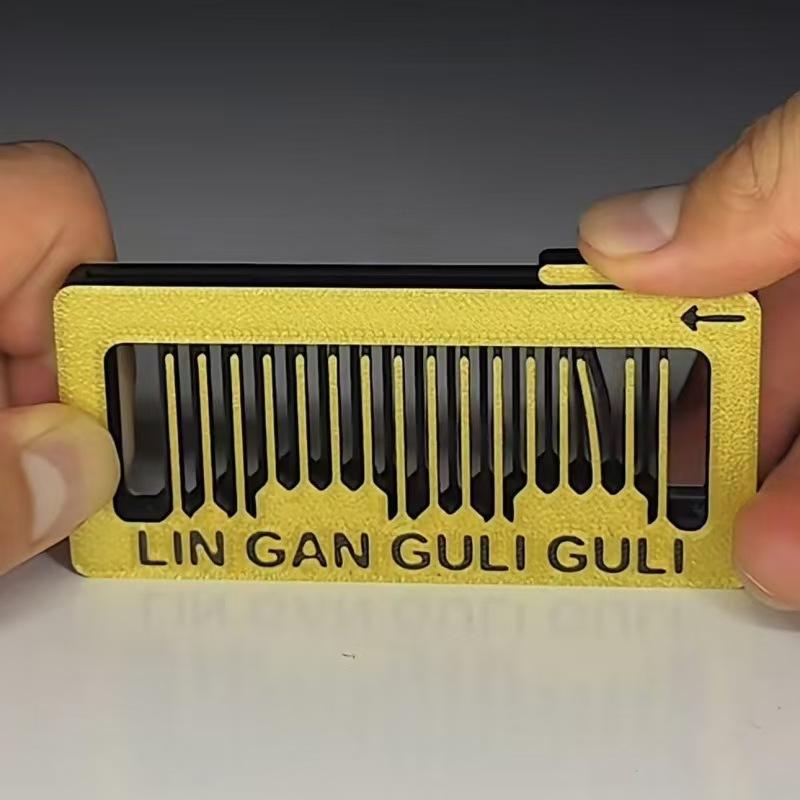 3D-printad dekompressionskam musikalisk ljudleksak Knäppt musikinspiration Svampväska Hänge Enklaste studentprylinstrument