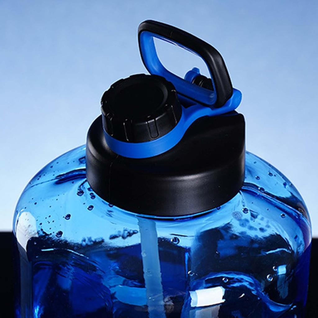 Large Capacity Water Bottle, Marker, Reusable Leakproof, Wide Mouth Drinking Jug Cup Bottle
