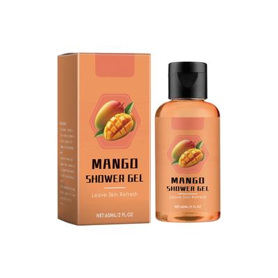 Hydratační sprchový gel Vitality Mangos. Čištění. Rozjasnění. Odstraňování oleje. Hydratační. Výživný. Svěží sprchový gel 60ml
