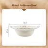 Wuhe Französische Weiße Pfingstrose Bone China Flacher Teller