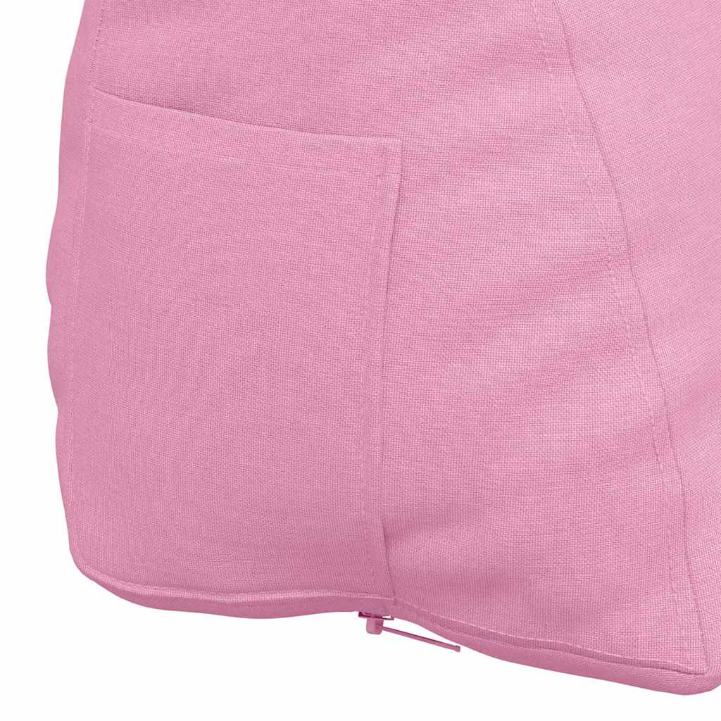 Back Cushion Pink 45 x 20 x 35 cm Fabric
