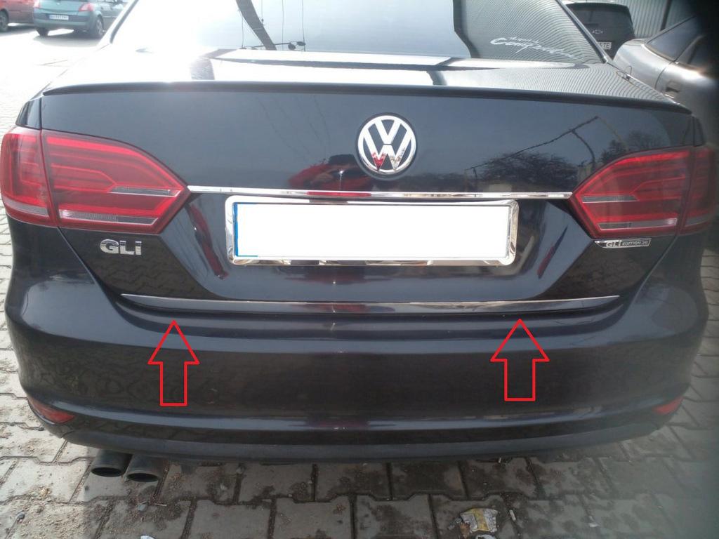 Кромка багажника (нерж) 2014-2018 для Volkswagen Jetta