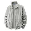 Popular Men's Two Open Sunscreen Clothing Summer Light and Breathable Men's Skin Clothing Men's Stand-Up Collar Outdoor Jacket