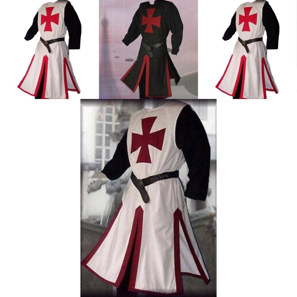Deluxe Polyester Medieval Knight Long Sleeve Outfit Cosplay Costume