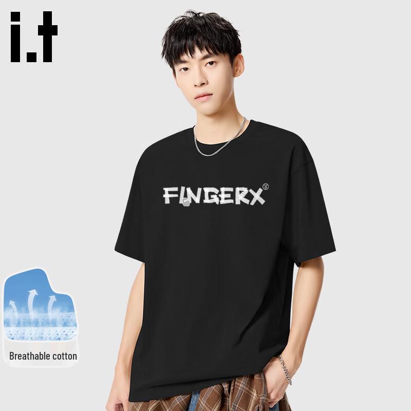 Мужская хлопковая футболка с коротким рукавом Fingercroxx IT XL