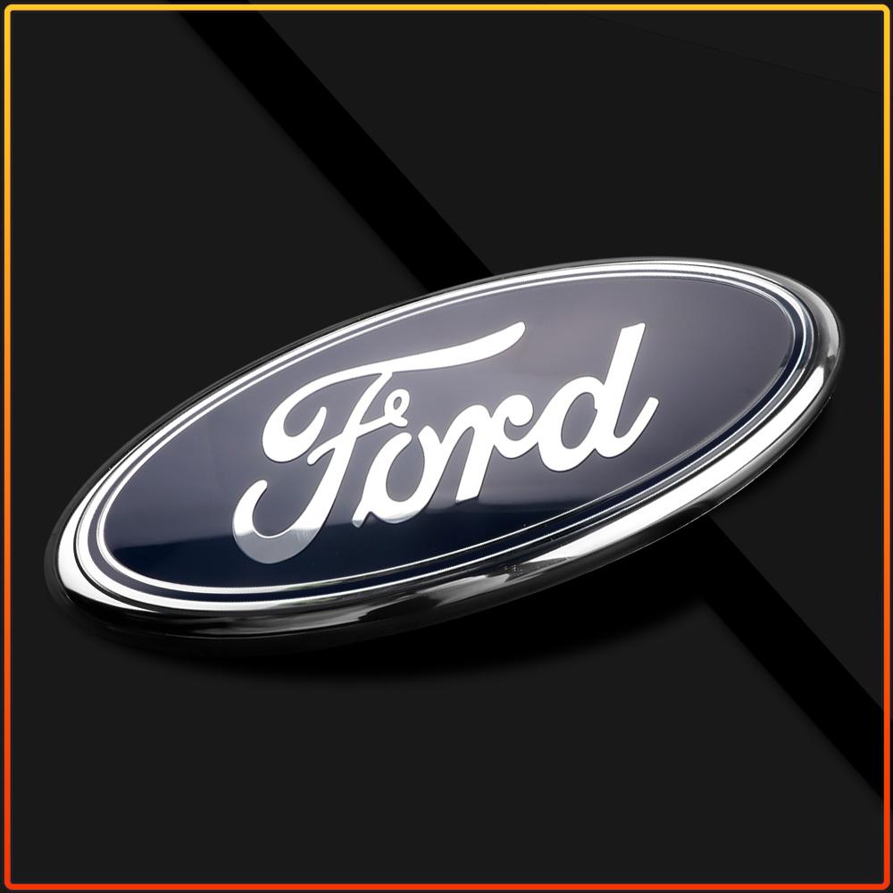 Per Ford Ranger Escape Mondeo Fusion Fiesta Kuga Edge Focus Mustang 11.5x4.5cm Adesivo Decalcomania Emblema Distintivo Posteriore Bagagliaio Auto Accessorio