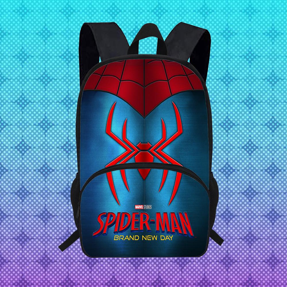 Spider Man Brand New Day Student Backpack With Breathable Oxford Fabric For School Use