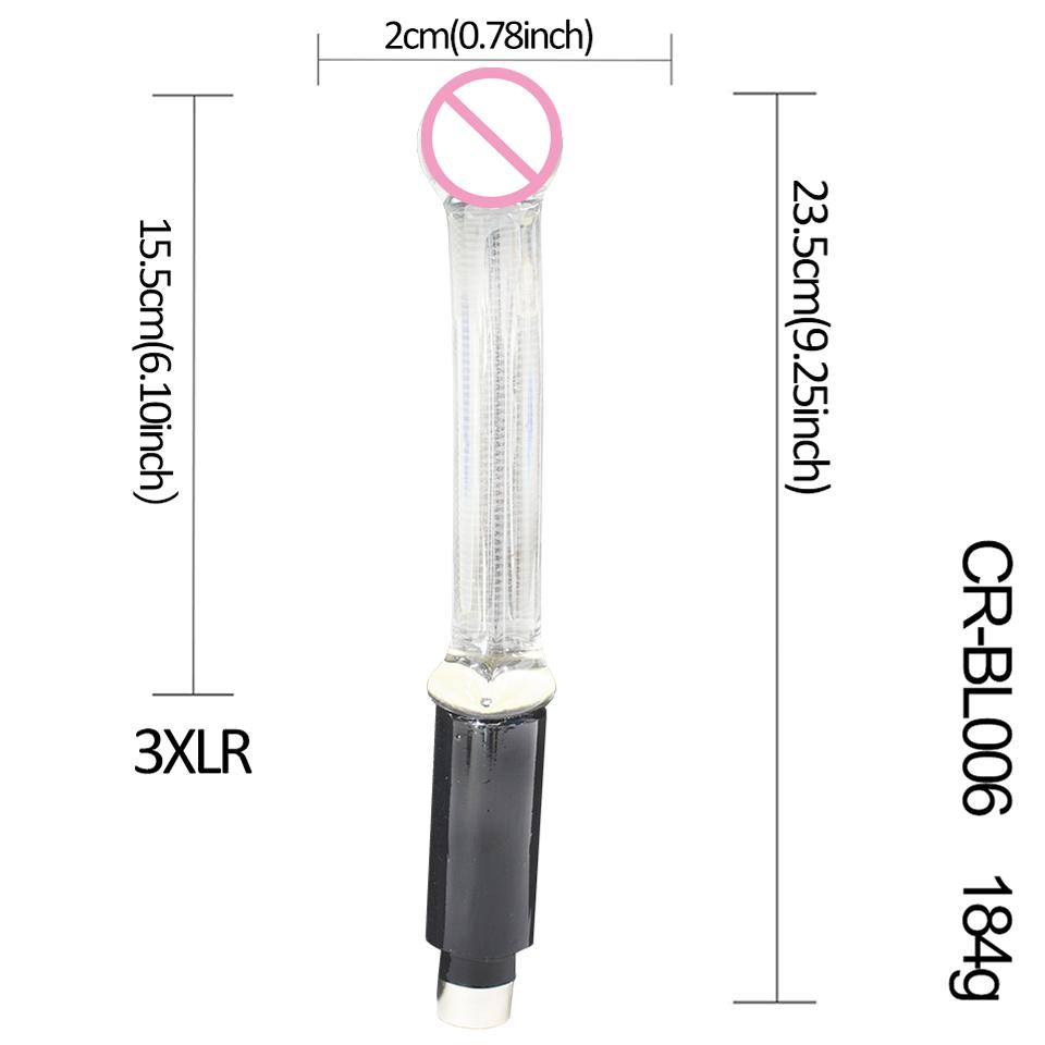 DTSUDU 3XLR Sexmaschine Zubehör Verlängerungsstange Tube Sexmaschine 3XLR Zubehör Realistische Männliche Masturbationsbecher