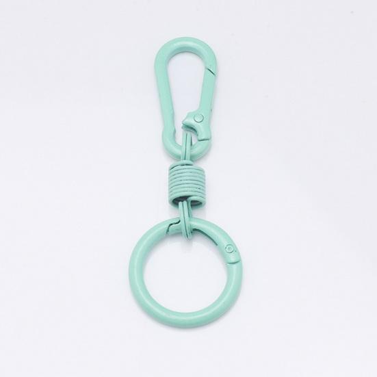 Ağır Hizmet Metal Karabina Anahtarlık Taşınabilir Hafif Kemer Sırt Çantası Asma Anahtarlık Outdoor Araba Ev Anahtarları Halkası Klips Tutucu Düzenleyici