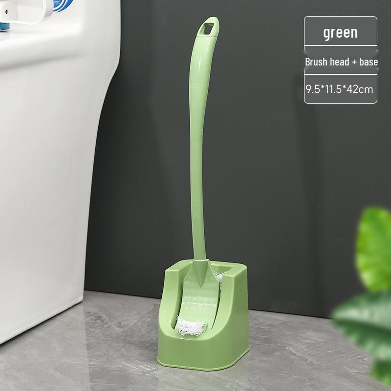 Wall-Mounted & Floor-Standing Toilet Brush Set with Long Handle for Thorough Cleaning