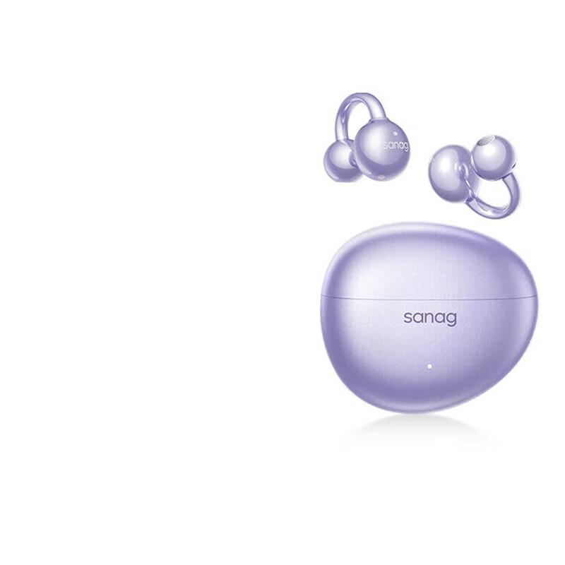 Saina S7S AI Open-Ear Clip-On Bluetooth Earbuds