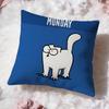 Süße Anime S-Simons Katze Kissenbezug Premium Komfort Wendbare Kissenhülle -Zwei in Einem Design für Jeden Raum & Autoinnenraum
