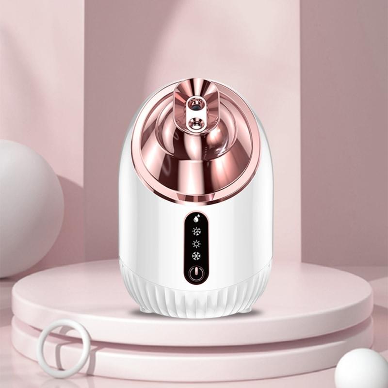 Skin Hot and Cold Face Steamer for Facial Deep Cleaning Pore Cleaner Moisturizes Calms Dry Skin Vaporizer for Spa Gifts