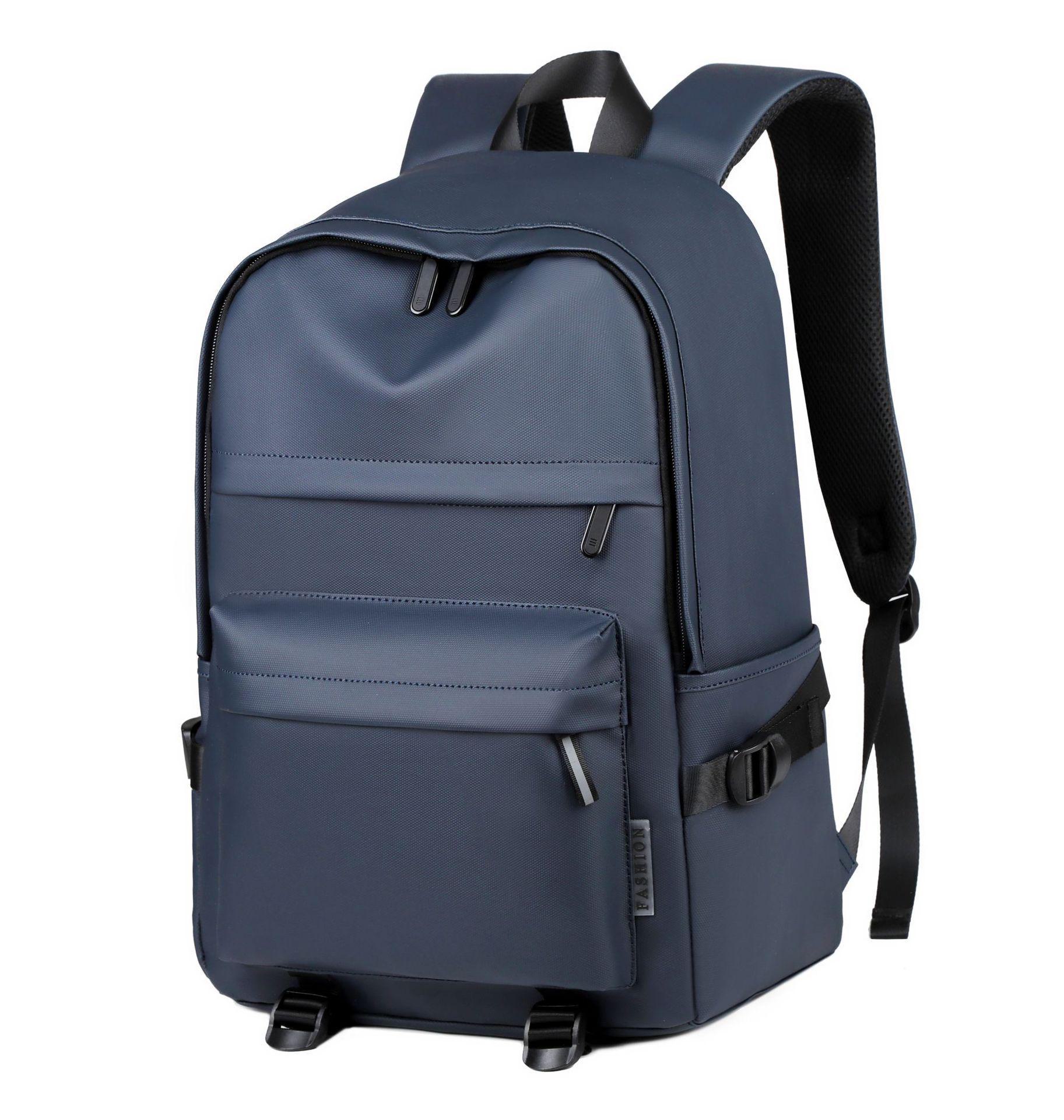 

Чоловічий високоякісний діловий рюкзак: Великої місткості, вологостійкий, ідеальний для подорожей, роботи та школи. One Size синій