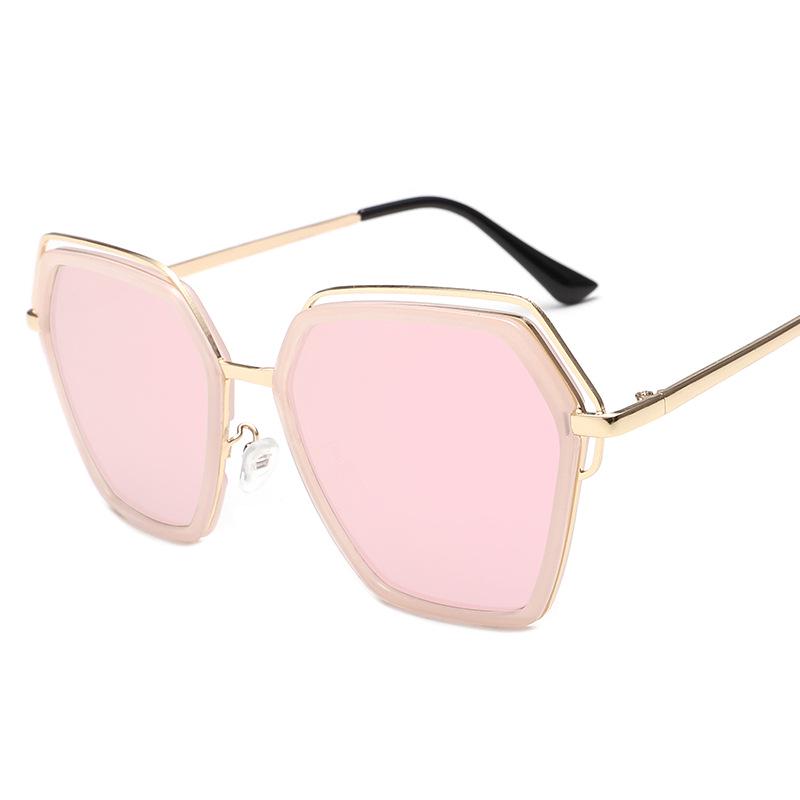 Korean Style Trendy Women's Sunglasses 2025: Irregular Polygon for Round & Long Faces