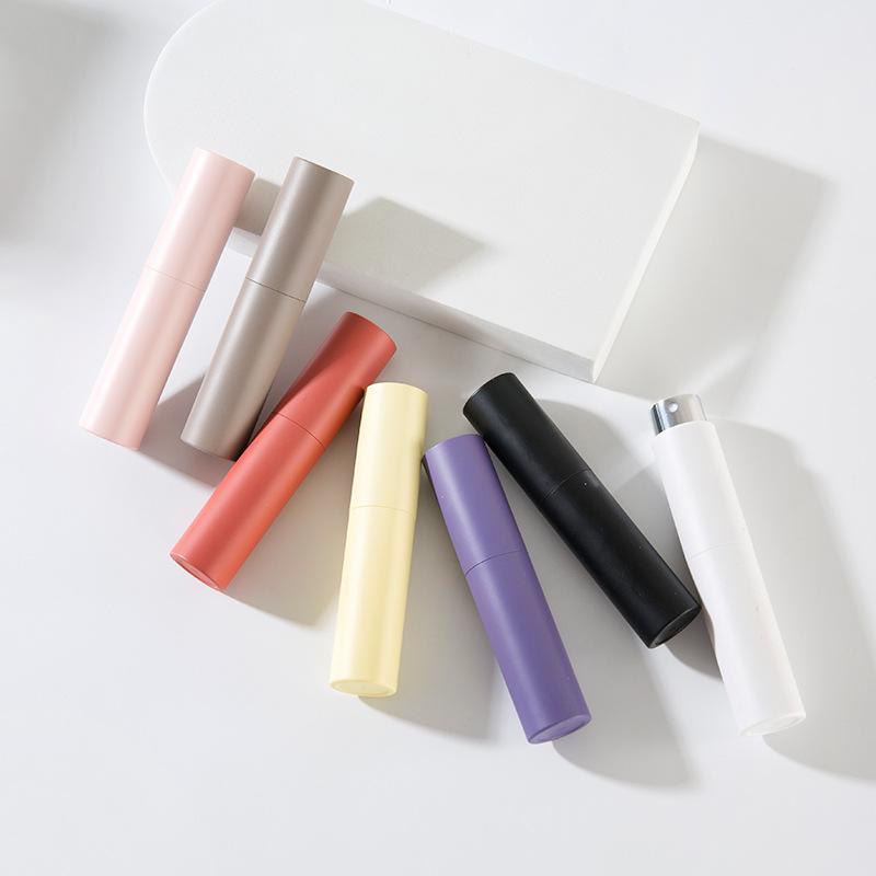 10ML Matte Twist Up Perfume Atomizer Leak Proof Refillable Glass Bottle for Travel Purse Carry Use