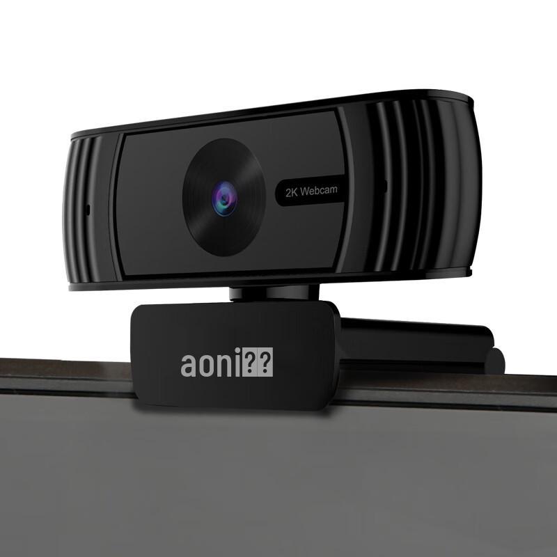 AONI C39 2K 60fps USB Webcam with Dual Mic