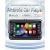 2Din bilradio Android for Volkswagen Golf 5 6 Polo Passat B6 B7 Jetta Caddy Touran Universal Multimedia Carplay Navigasjon GPS 2+64GB