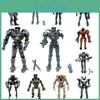 Pacific Rim Model Ornament With Battle Damage Camouflage And Clear Dynamic Pose