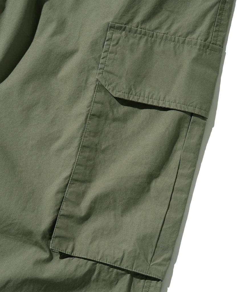 BROWNBREATH Tag Washed Cargo Pants - Khaki