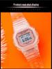 Sanda Transparent Strap Multifunctional Luminous Waterproof Sports Watch