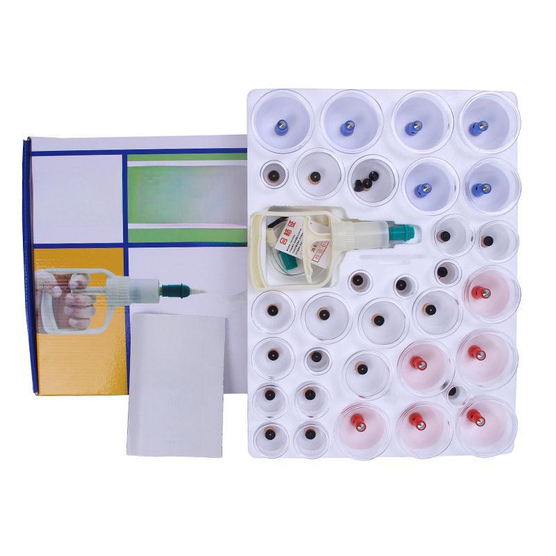 32-Piece Magnetic Vacuum Cupping Set for Home Therapy