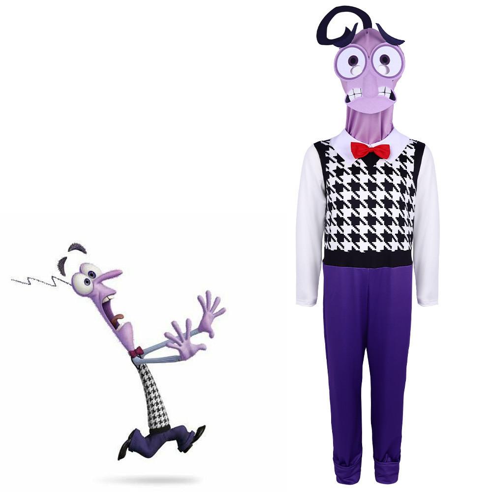 Fantasia Vestido Cosplay Divertida Mente 2 Equipe 2 Personagem de Anime Role Play