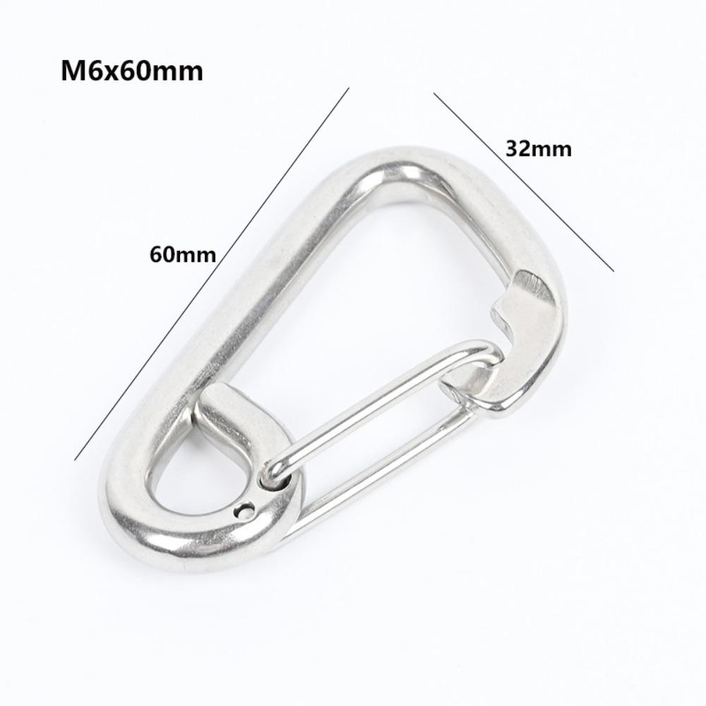 Multistyles Safety Diving Buckle Clip Camping Carabiner Simple Hook Snap Kayak Accessories