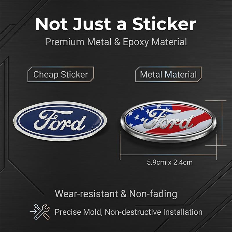 1Pcs Car Steering Wheel Decoration Sticker Badge Auto Styling For Ford Focus Mondeo Kuga Fiesta MK7 Escort Explorer Edge 2 4 MK2 MK4