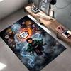 Demon Slayer Anime Carpet Design suitable as a non-slip mat for the living room or bedroom sofa