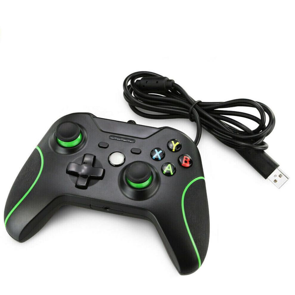 Przewodowy Kontroler Xbox One dla Xbox One/One X/One S i Windows 10 - Gniazdo słuchawkowe 3,5 mm, Podwójna wibracja, Ergonomiczny, Plug-and-Play USB