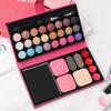 With Mirror Brush Cosmetics Palette Bag 33 Colors Makeup Dispensing Box Cosmetics Palette  Women