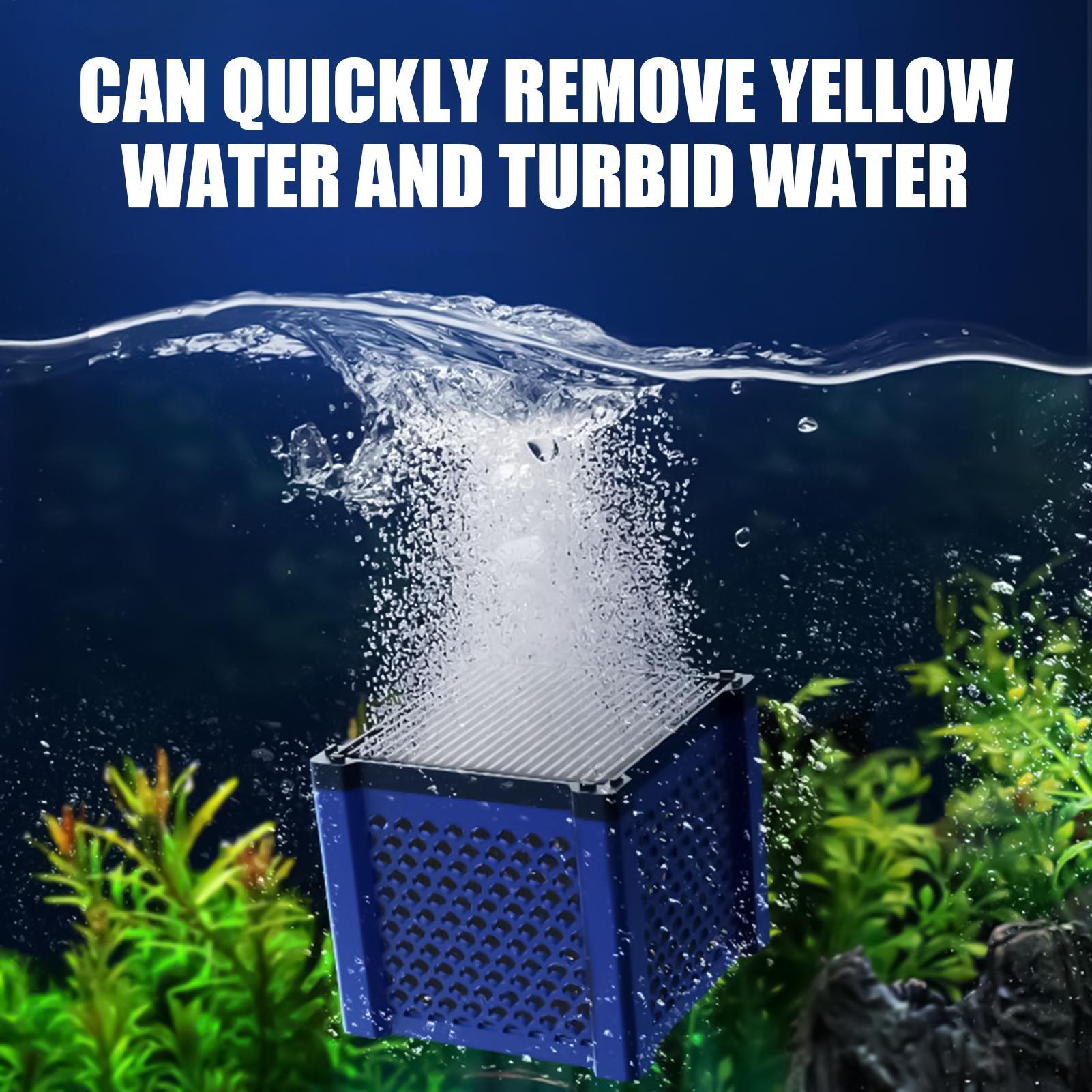 

Water Trough Filter For Fish Tank Activated Carbon Fish Tank Water Filter Odor-Control Filtration Aquarium Accessories For Pond CHINA