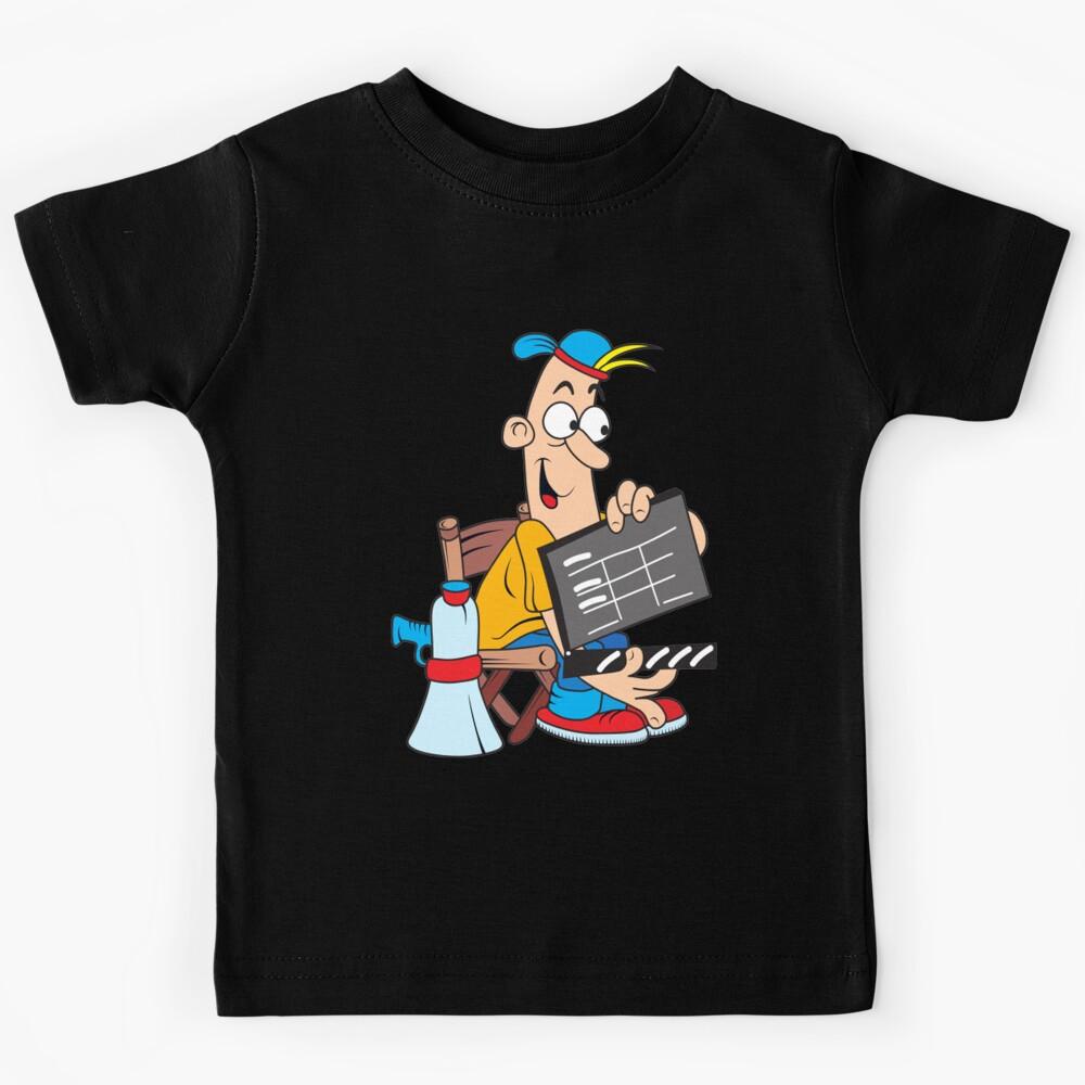 Clapperboard T-ShirtMovie Director Cartoon Kids T-Shirt 110