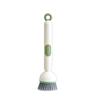 Household Refillable Rotating Pot Brush Dishwashing Pot Cleaning Brush Kitchen Refilling Pot Brush Long Handle Revolving Cleaning Brush