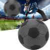 Reflective Soccer Ball PU Leather Durable Wear Resistant Reflective Football for Indoor and Outdoor School Training