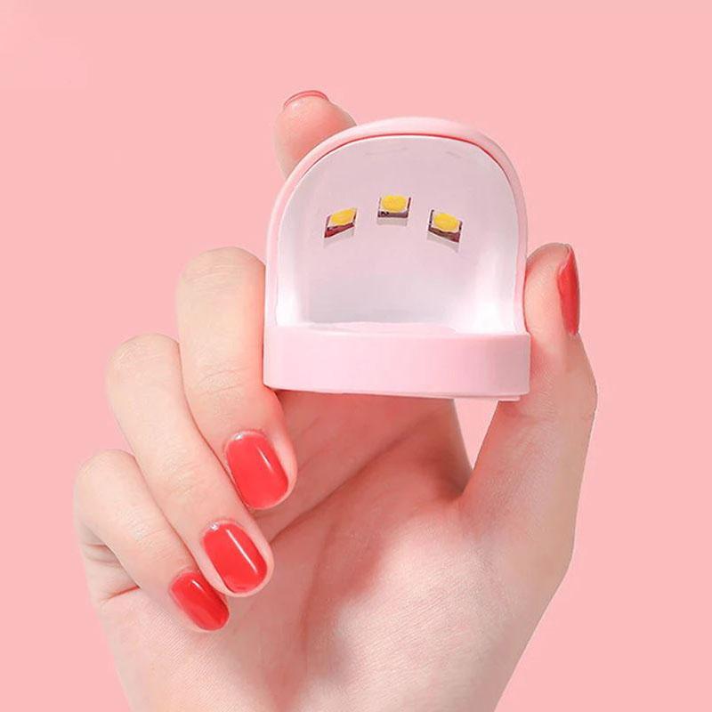 Mini Portable Travel Nail Dryer Uv Led Lamp Usb Fast Curing Gel Polish Drying Lamp Nail Art Phototherapy Machine Tools