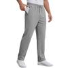 Men's Casual Loose Fit Straight Leg Pants with Drawstring and Stripes for Spring and