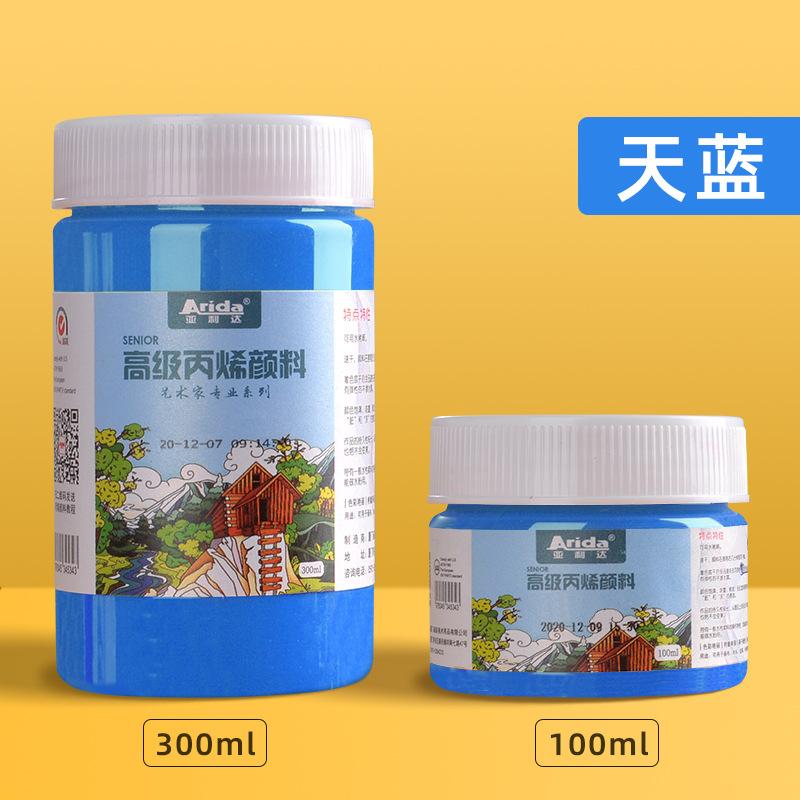 100ml Wall Painting Acrylic Pigment Waterproof and Sunproof Art Student Diy Creative Acrylic Pigment