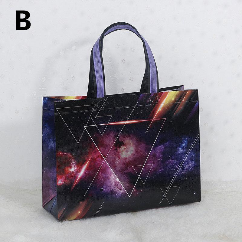 1PC skládací vodotěsná eko taška na potraviny Opakovaně použitelná nákupní taška z netkané textilie Velká kapacita