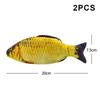 2/3Pcs Fish Shaped Catnip Cats Toy Plush Cat Companion For Kitten Teeth Grinding Pillow Chewing Toy Claws Thumb Bite Pet Gift