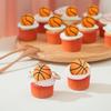 20 Stück Basketball Kuchen Topper Dekorationen Mini Cupcake Dekorationen für Basketball Party Geburtstagsparty Sport Party Zubehör