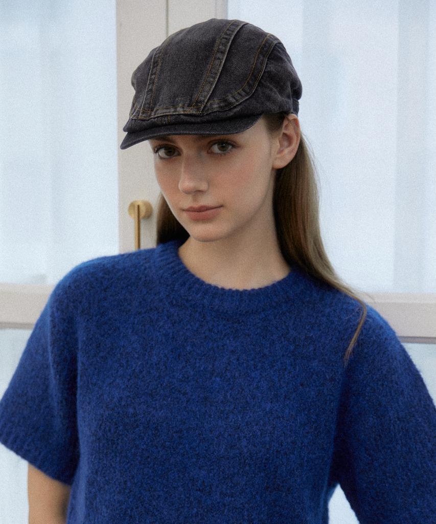 Tatiana Mark Denim Hunting Cap Ht8159 2 Colors