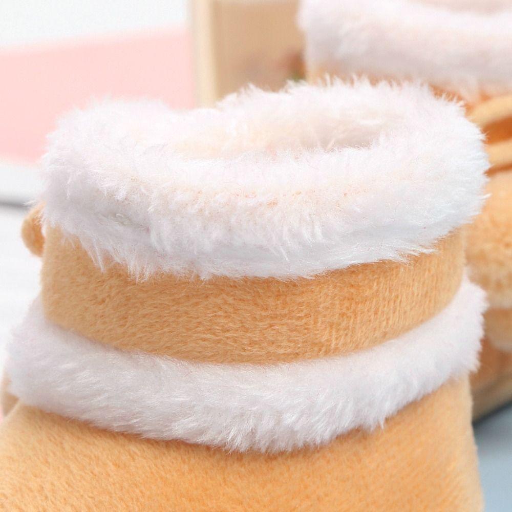 Warm Toddler Snow Boots Fleece Infant First Walking Shoes NEW Baby Footwear Winter