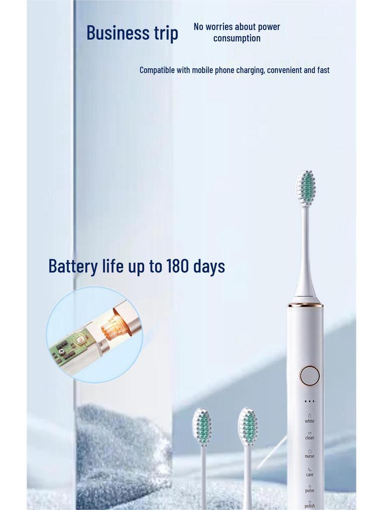 X-18 Smart Electric Toothbrush: 6-Speed Hot Item for Couples
