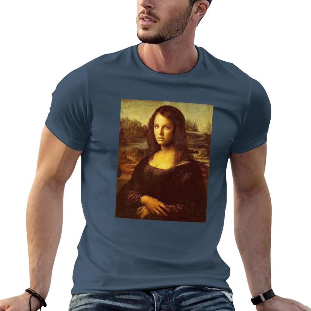 Britney Mona Lisa spears TShirt Comfort Stretch Tee Shirt