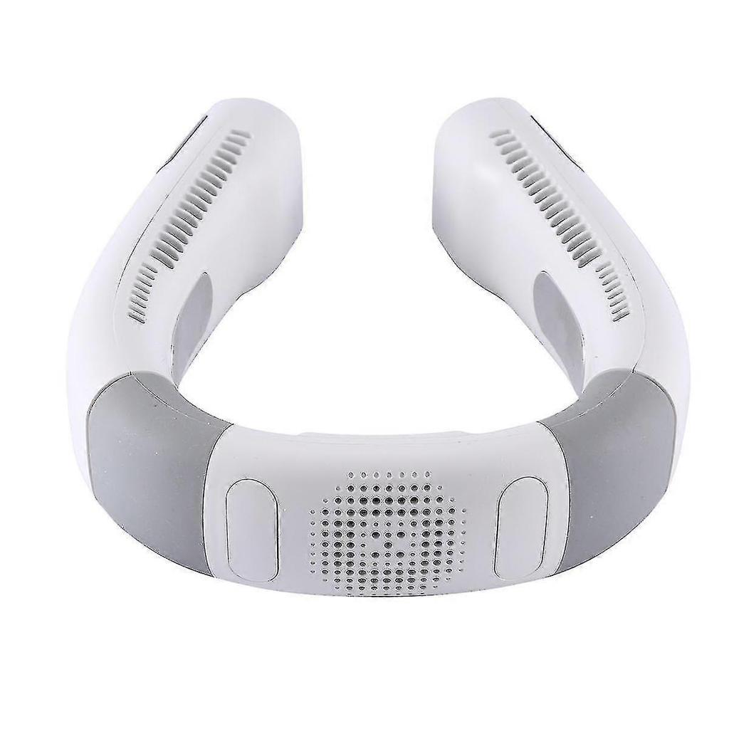 Portable Refrigeration Cooling Fan Summer Hanging Neck Fan, 4000mah Rechargeable 360 Surround Wind Mute Bladeless Fan